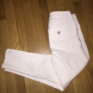 White guess jeans